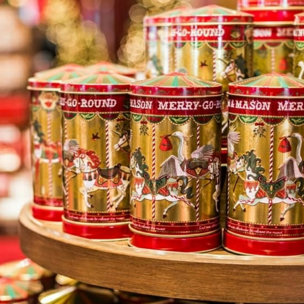 Fortnum & Mason Merry-Go-Round Carousel Christmas Tin